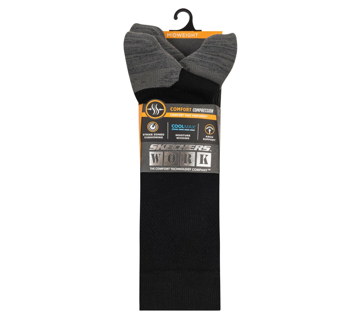Skechers | Work: 3 Pack Men's Over Calf Compression Socks