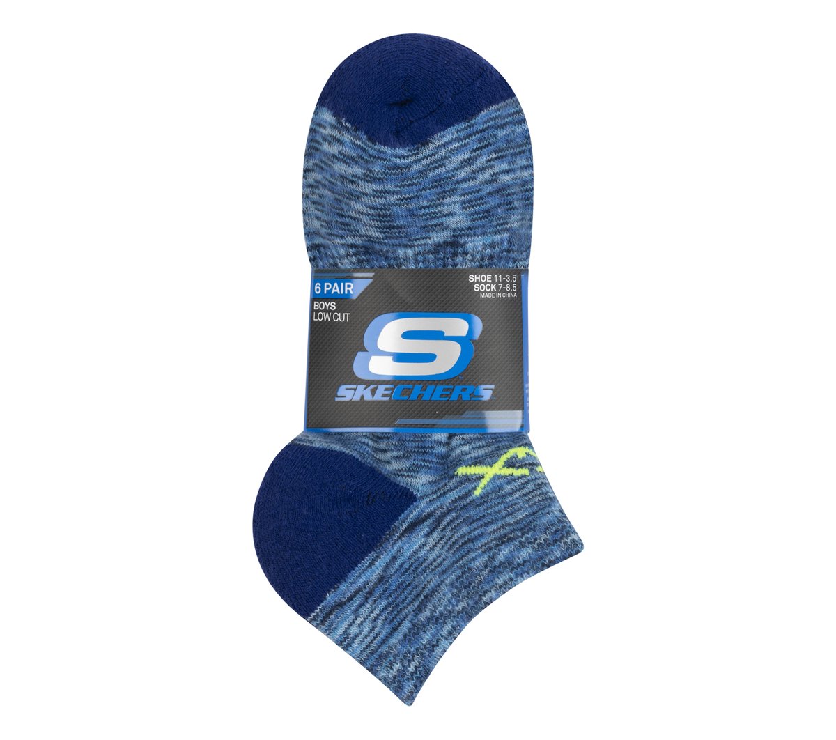 Skechers | 6 Pack Space Dye Low Cut Socks