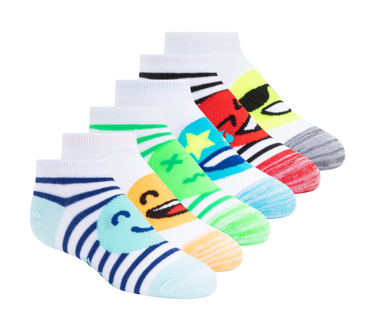 Skechers | Lowcut Emoticon Socks - 6 Pack
