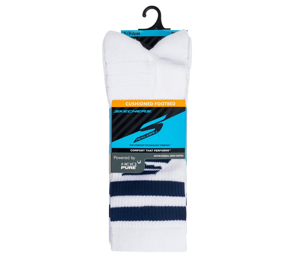Skechers | 3 Pack Performance Pickleball Crew Socks