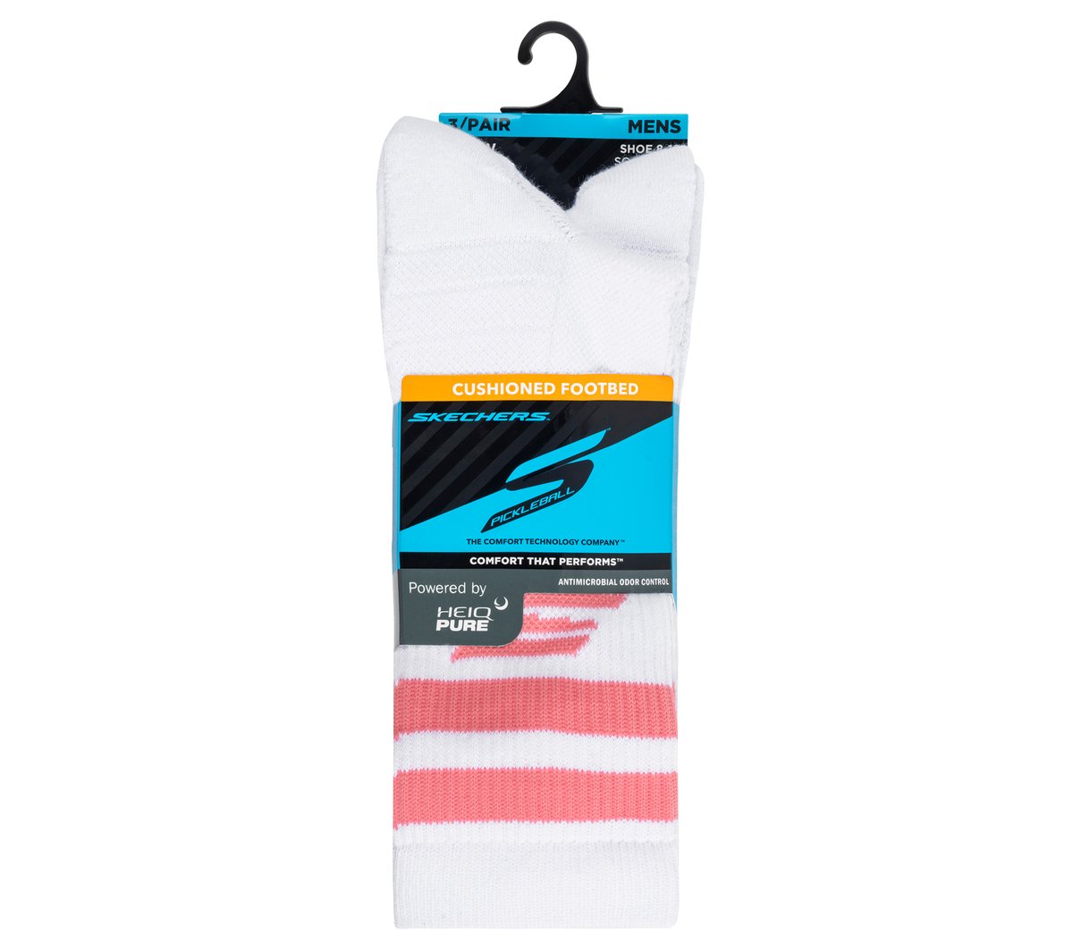 Skechers | 3 Pack Performance Pickleball Crew Socks