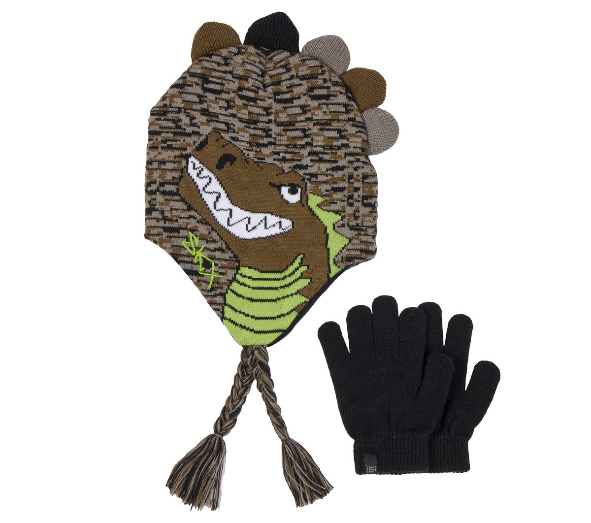 Skechers | Camo Dino Hat and Glove Set