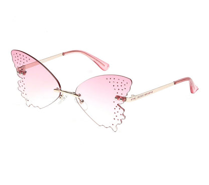 Skechers | Rimless Butterfly Sunglasses