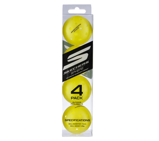 Skechers | 4 Pack Pickleball Sphere Balls